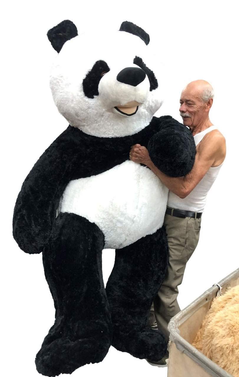 Giant Stuffed Panda 7 Feet Tall 84 Inches Soft 213 cm Huge Stuffed Animal