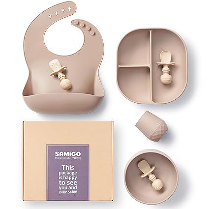 Silicone Baby Feeding Set, Baby Led Weaning Supplies