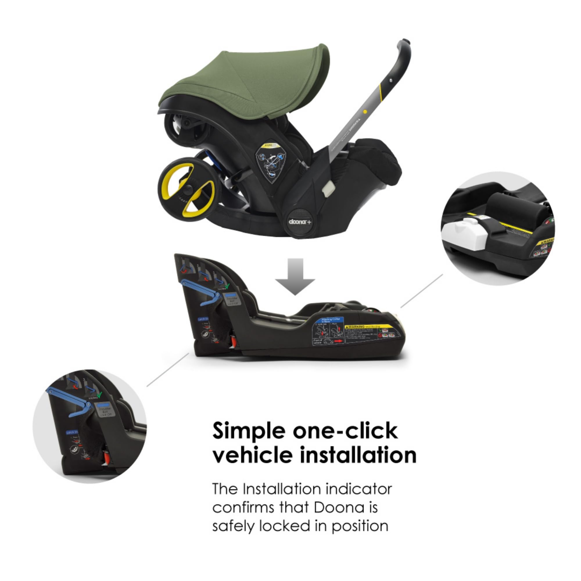 LATCH Base for Car Seat Installation