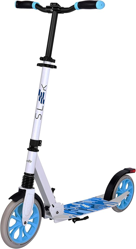 Kick Scooter for Adults, Teens, and Kids – 2-Wheel Folding Scooter with Adjustable