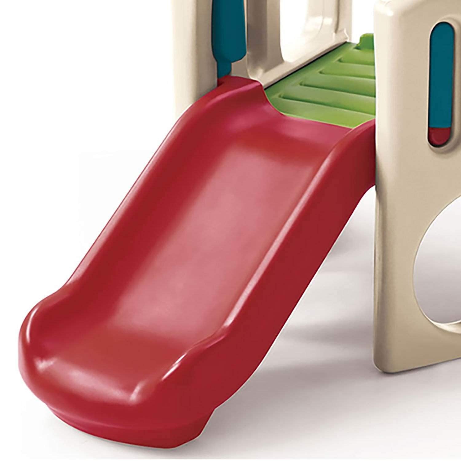 Panda Climber | Outdoor Toddler Activity Playset, Tan/Red/Yellow/Blue