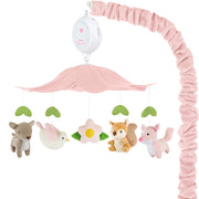 Woodland Crib Mobile for Girls – Cute Animals Baby Mobile for Crib