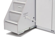 Jonti-Craft Rainbow Accents 5148JC112 Diaper Changer with Stairs, Right, Navy