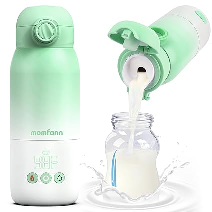 Portable Bottle Warmer for Travel, Dual Heating Modes for Breastmilk & Water On The Go