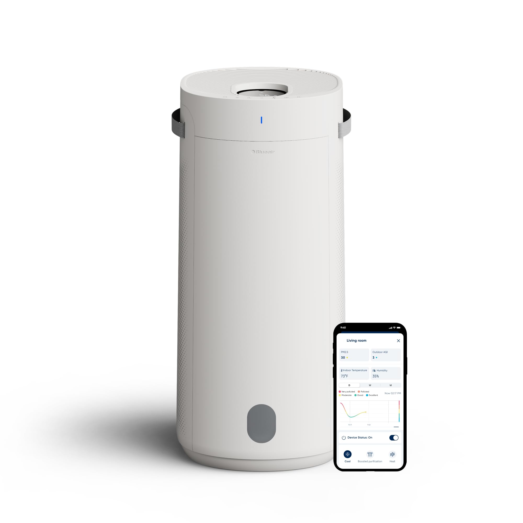 2-in-1 Purify + Humidify: Air Purifier and Humidifier with HEPASilent™ and 360° InvisibleMist
