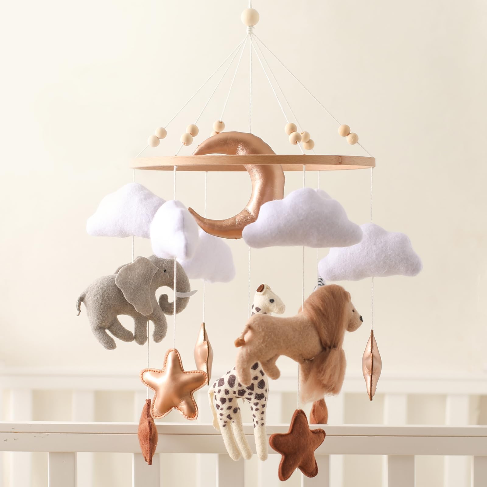 Baby Mobile for Crib, Baby Crib Mobile for Boys Girls, Baby Mobile for Bassinetg