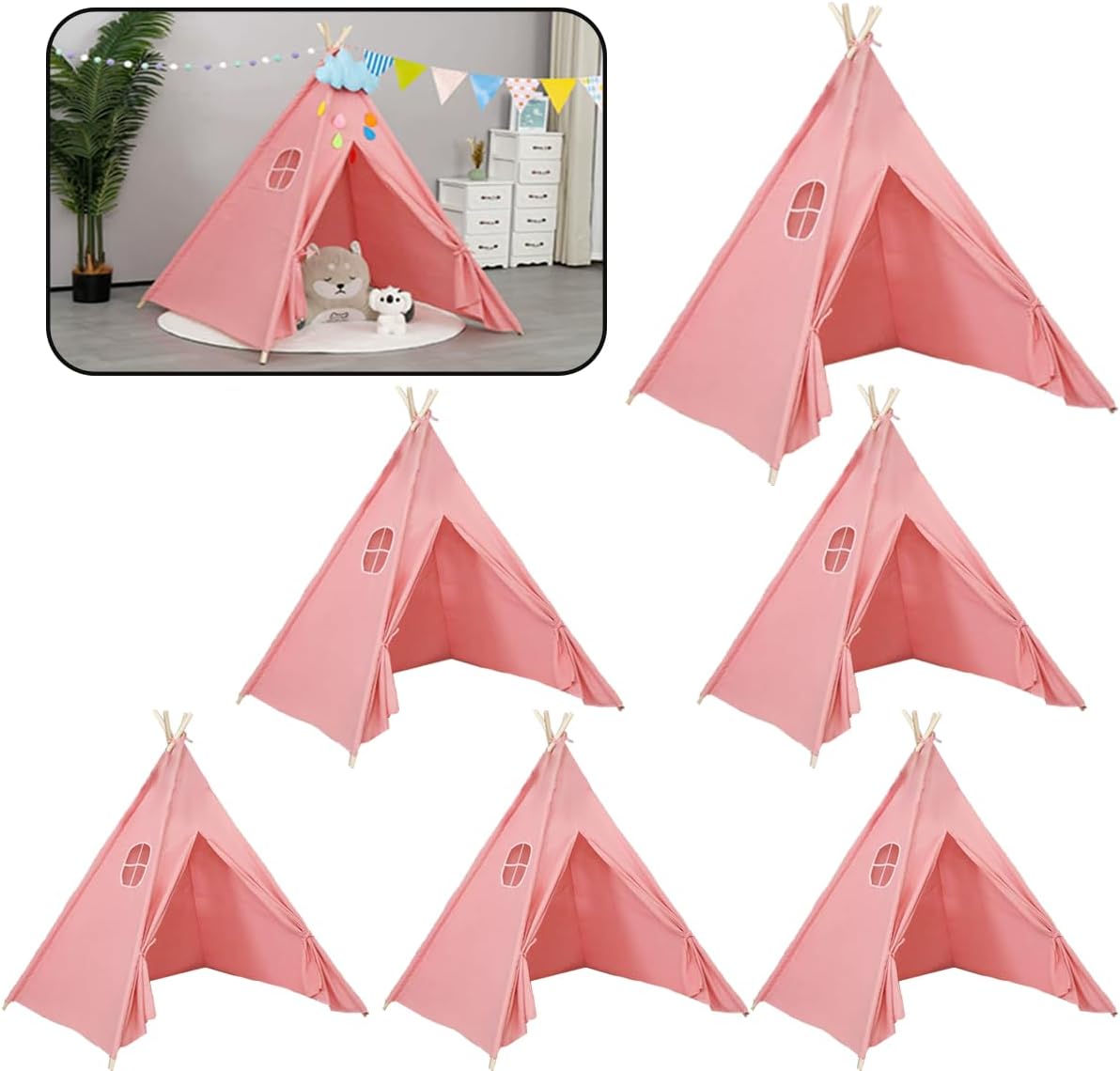 Kids Teepees,Teepee Tents for Adults,Teepee Tent for Kids Slumber