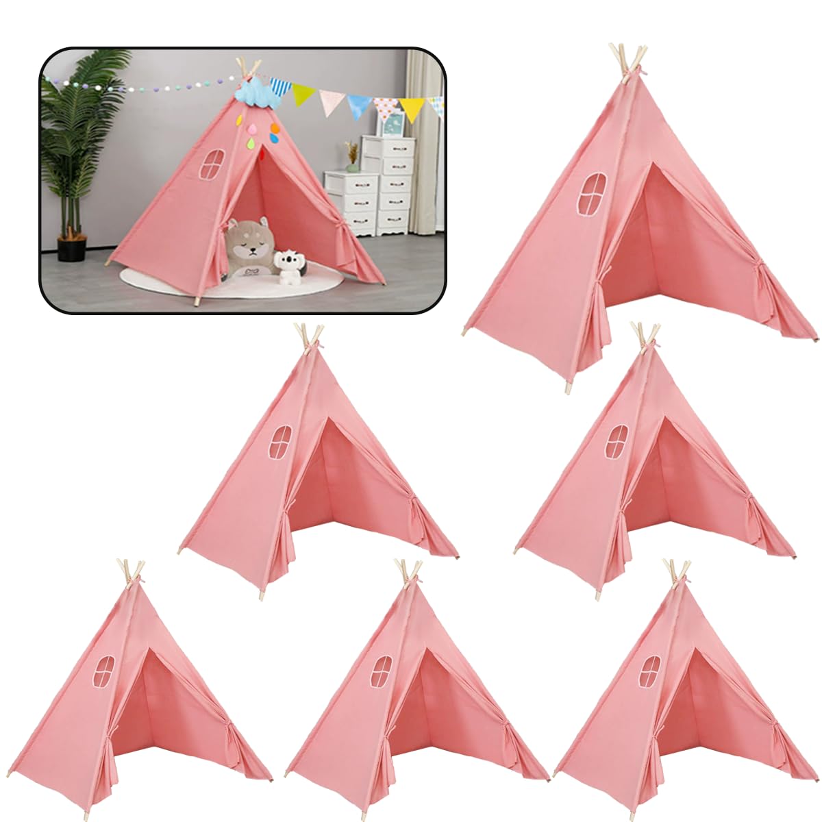Kids Teepees,Teepee Tents for Adults,Teepee Tent for Kids Slumber