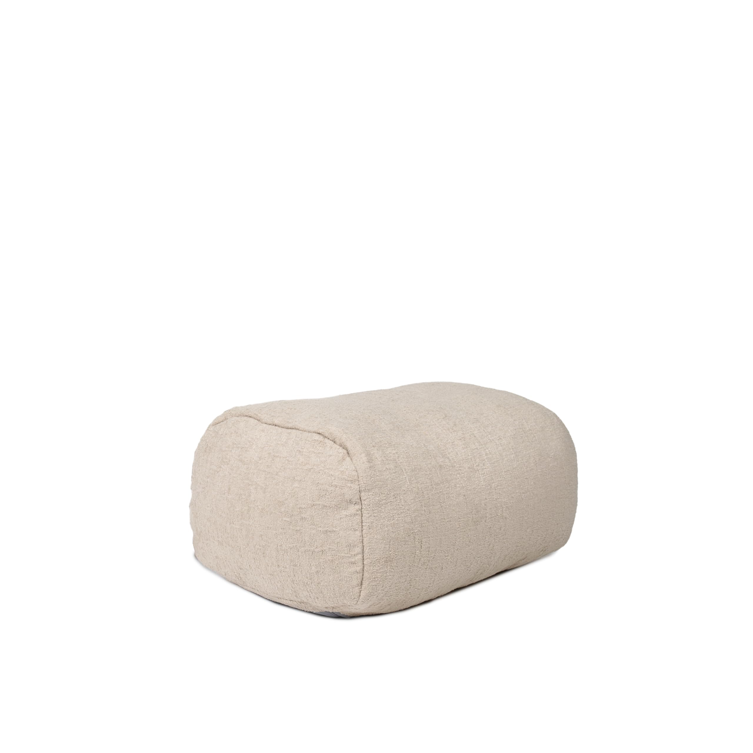 Bean Bag Ottoman Lounger Birch Soft Boucle