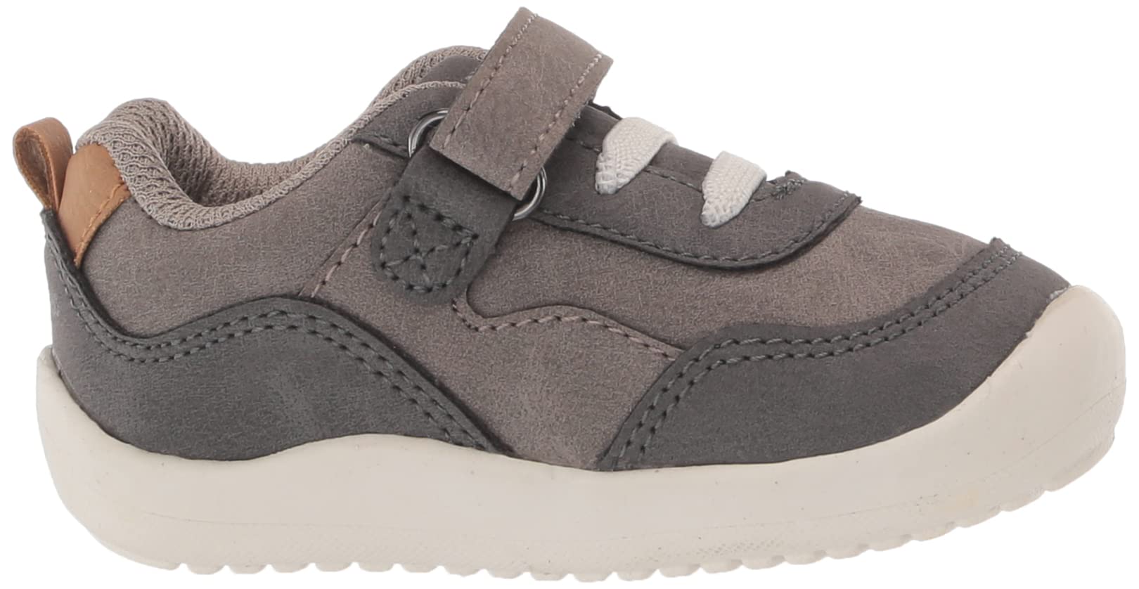 Stride Rite 360 Boys Nick Sneaker, Grey, 4 Toddler