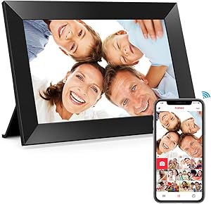 Frameo 10.1 Inch WiFi Digital Picture Frame, 1280x800 HD IPS Touch Screen Photo