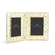 Heart Hinged Gold Picture Frame 5 x 7 Photo 132278