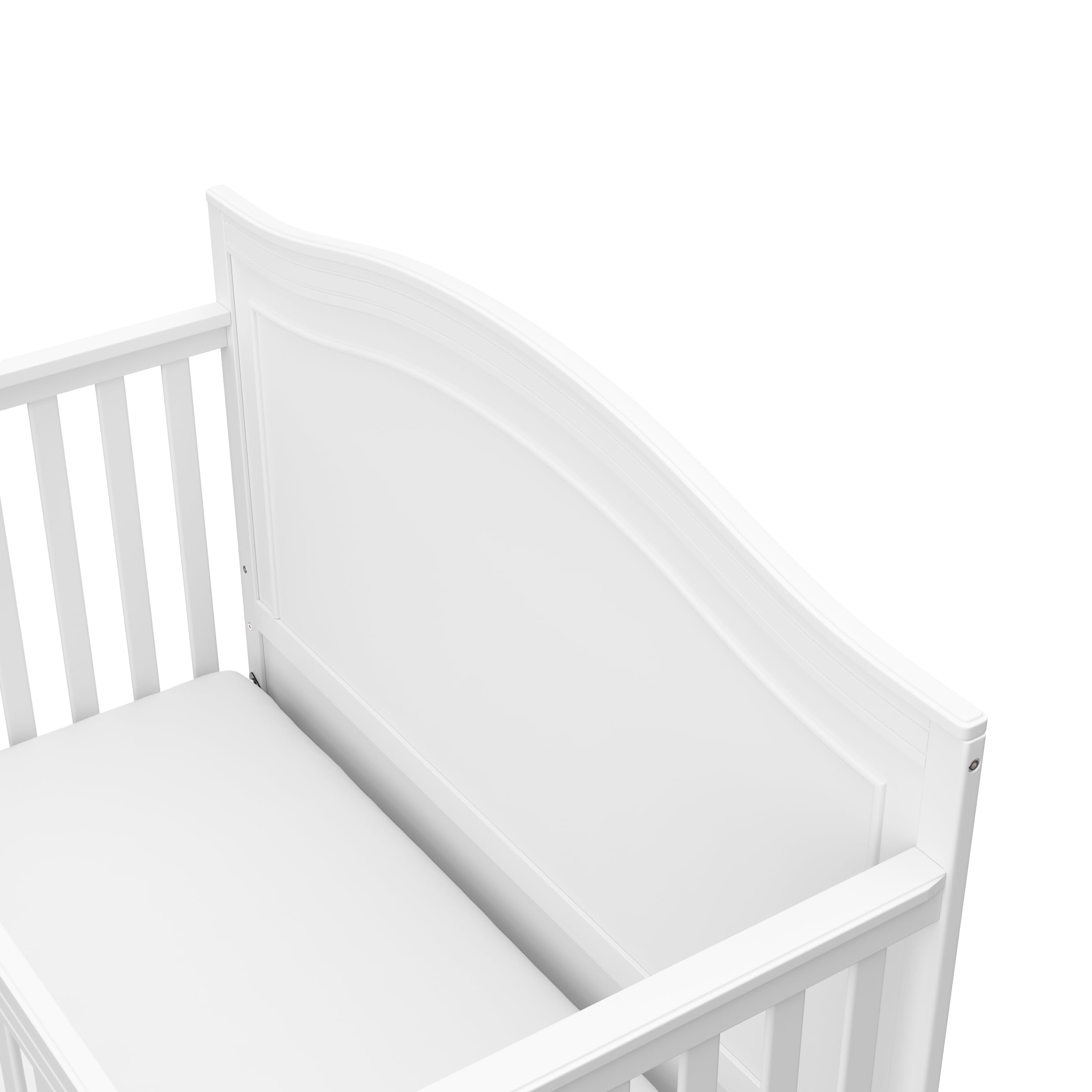 4-in-1 Convertible Crib - White