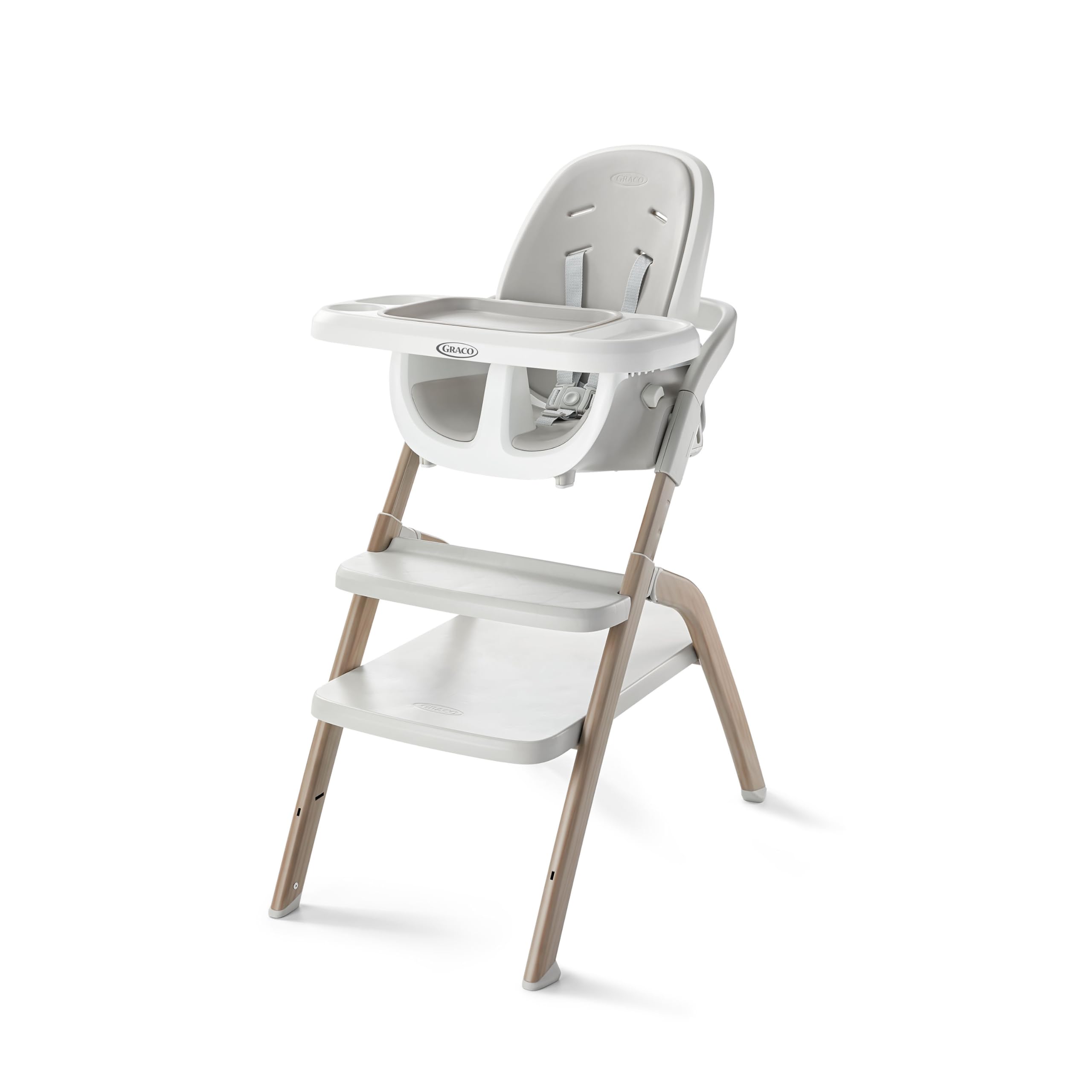 6-in-1 Convertible High Chair with Step Stool