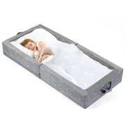 Portable Toddler Travel Bed – Foldable Soft Foam Floor Crib