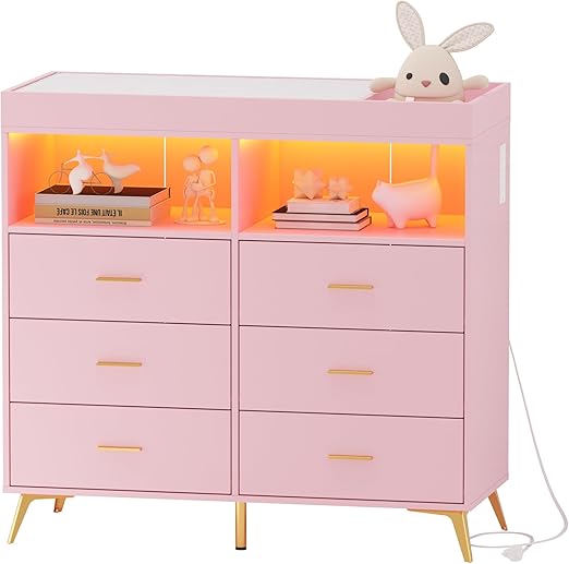 Bedroom with LED Lights and Power Outlet, Baby Changing