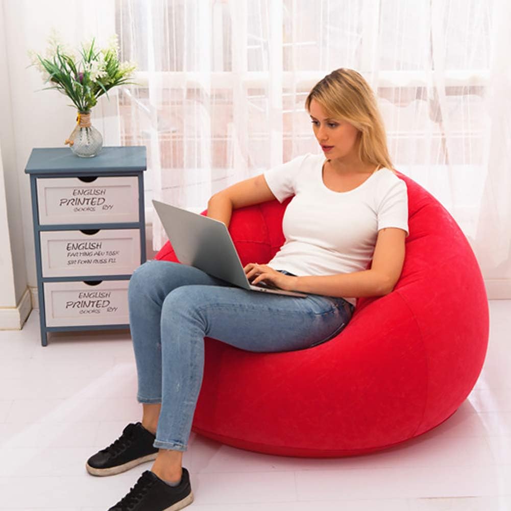 Inflatable Bean Bag Chair for Kids Teens Adults