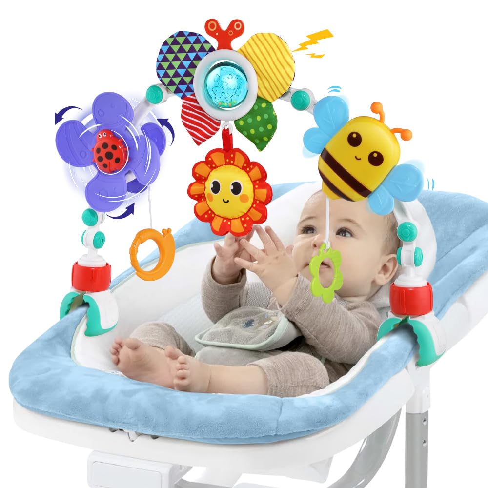 Baby Stroller Arch Toys,Adjustable Crib Mobile for Bassinet