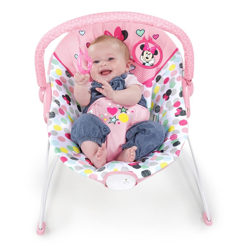 Disney Baby Minnie Mouse Baby Bouncer Soothing Vibrations