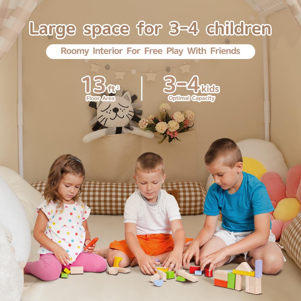 Kids Play Tent with Star Lights and Carry Bag