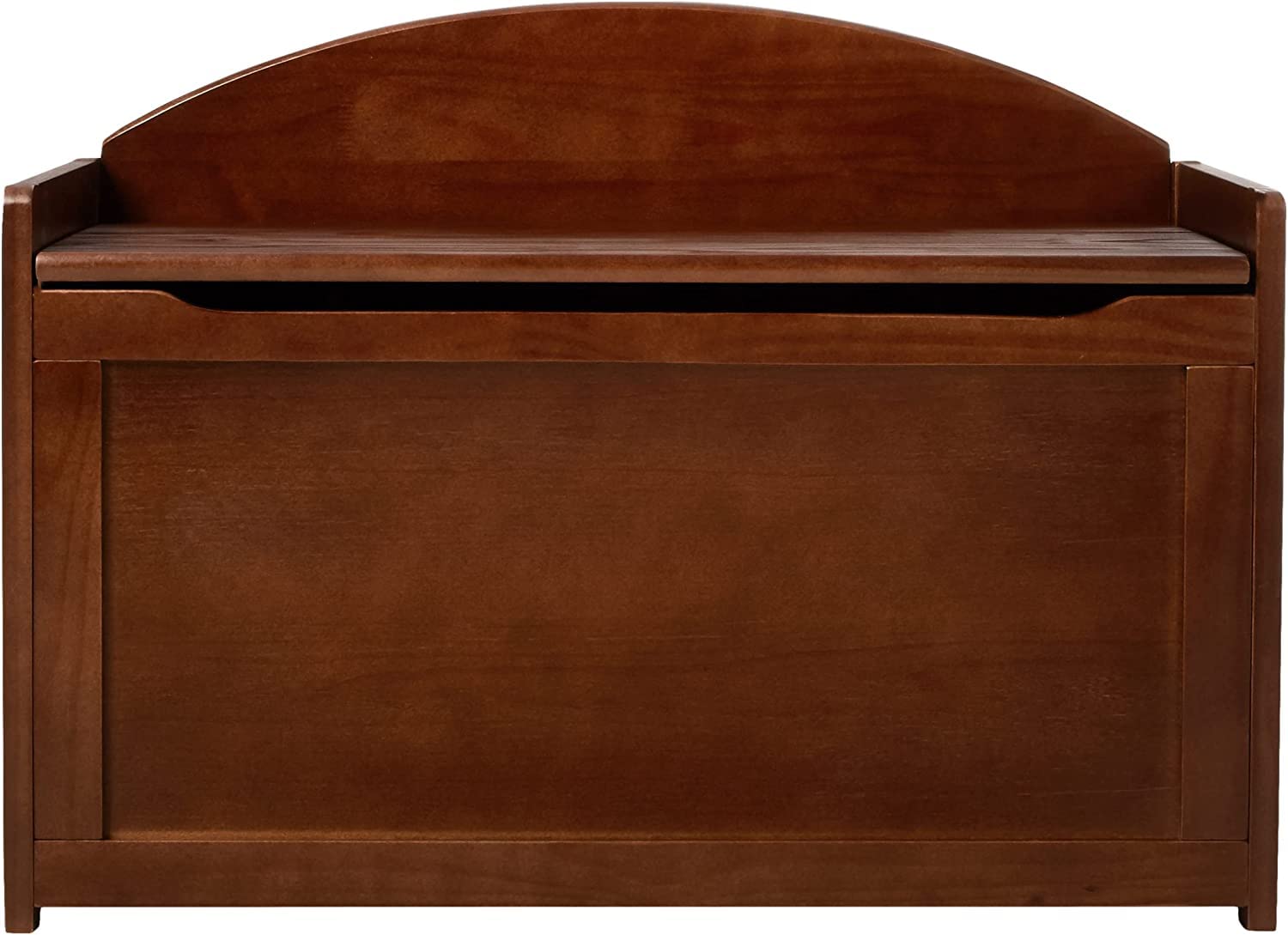 Child's Toy Chest, 33.25" W x 17.75" D x 24.5" H, Walnut Finish