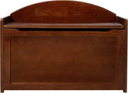 Child's Toy Chest, 33.25" W x 17.75" D x 24.5" H, Walnut Finish