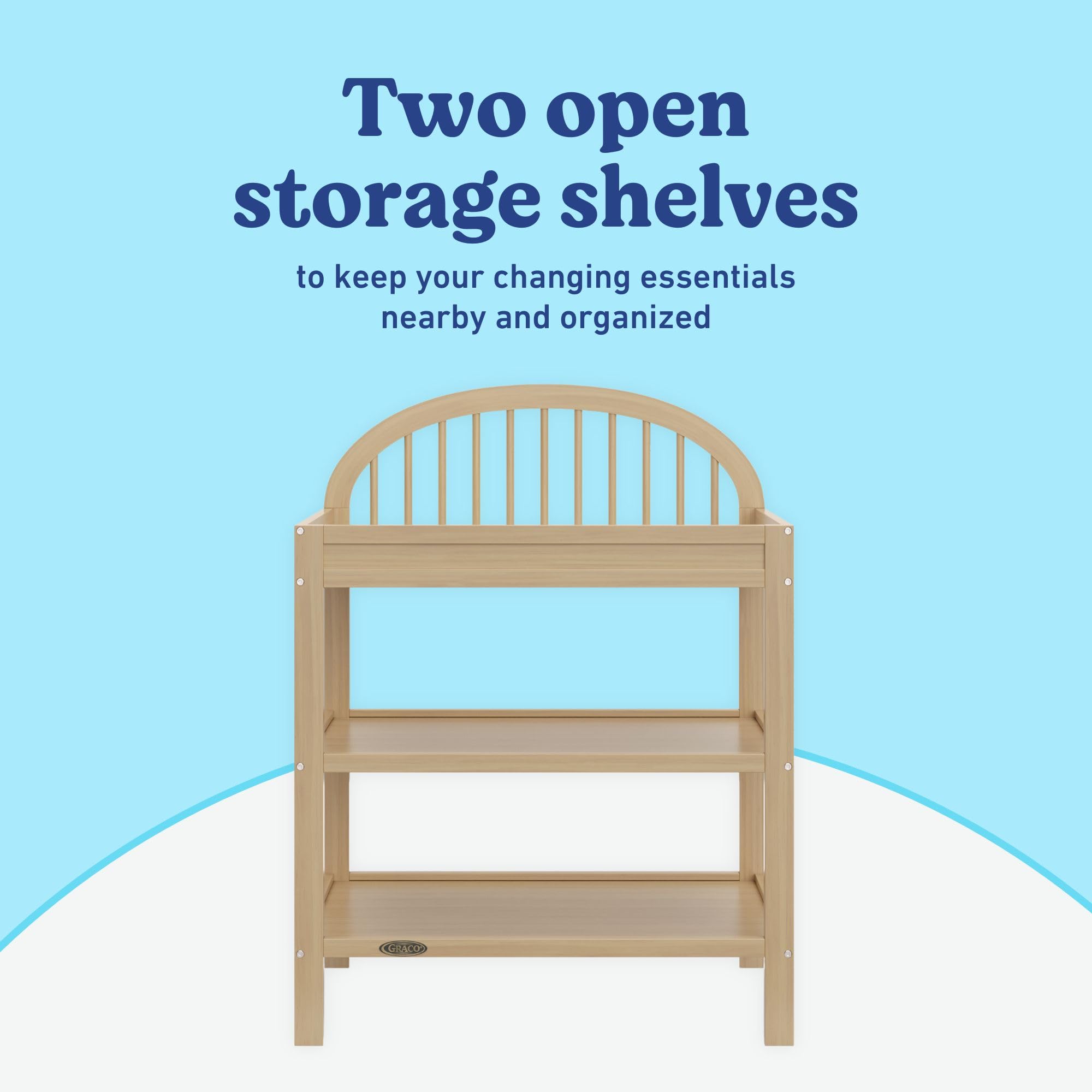 Changing Table with Water-Resistant Pad