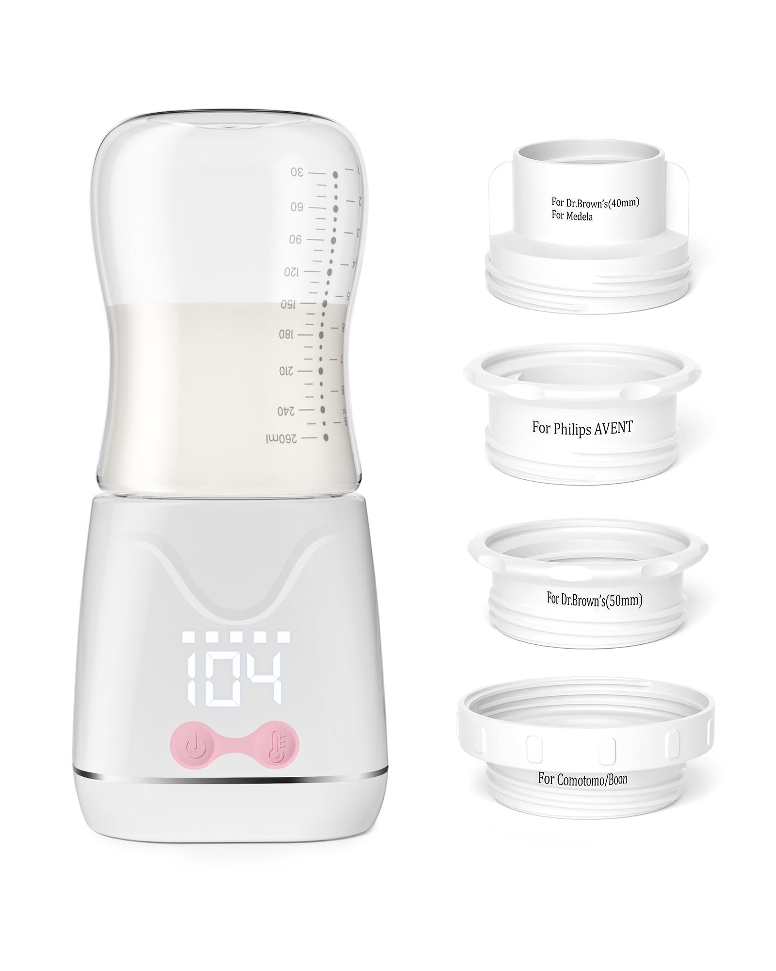 Portable Bottle Warmer, w-maxa Fast Baby Bottle Warmer