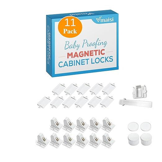 Child Safety Magnetic Cabinet Locks - Vmaisi Children Proof Cupboard