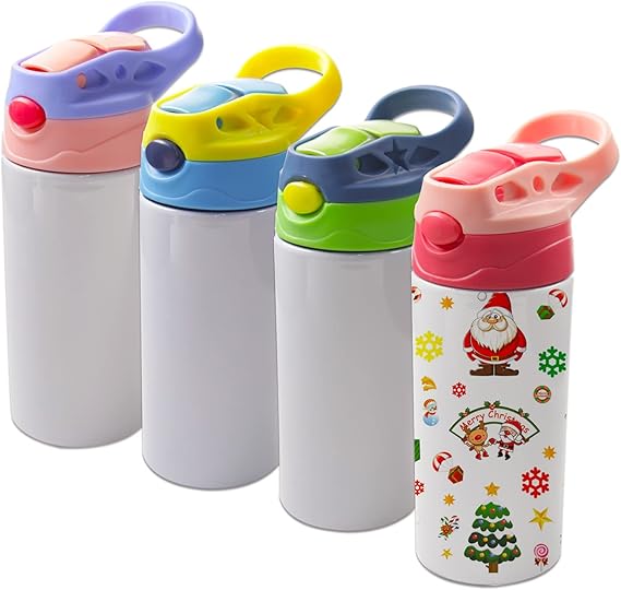 48pcs 12oz sublimation Blanks sippy cup,sublimation tumblers