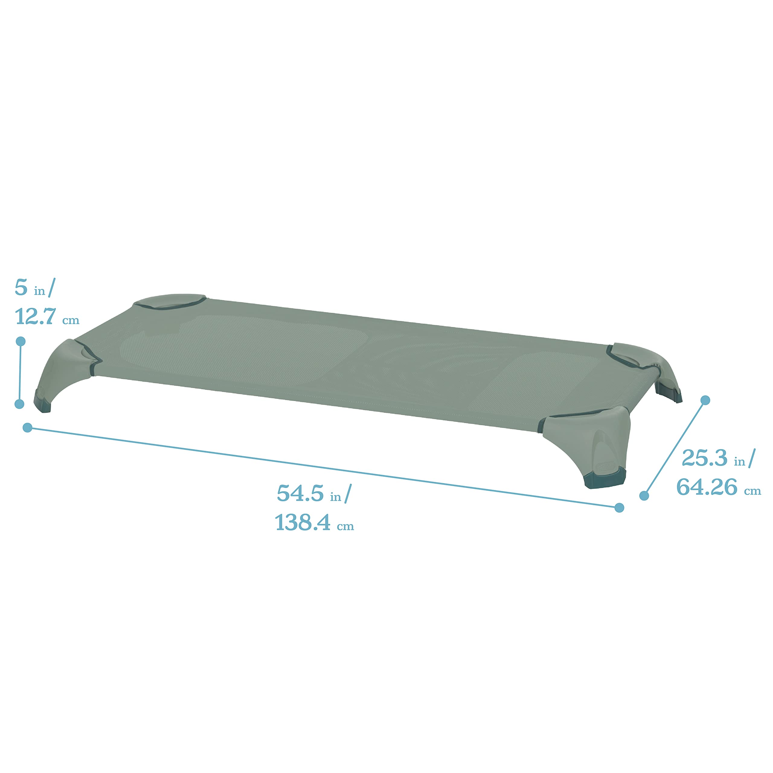 Stackable Classroom Cot with Storage and Name Tags - 6 Pack