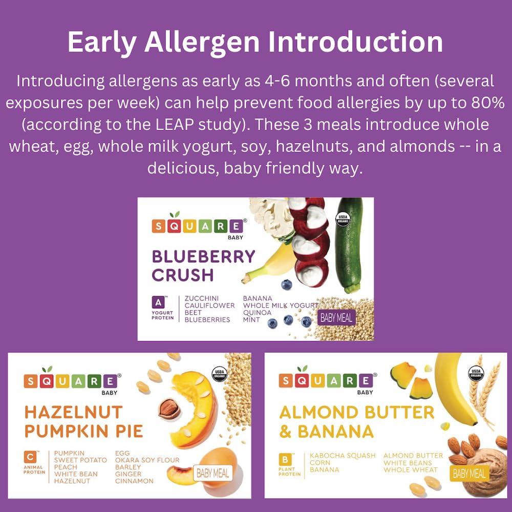 Organic Baby Food Purees | Stage 1-3 Variety Pack | Fresh & Dietitian