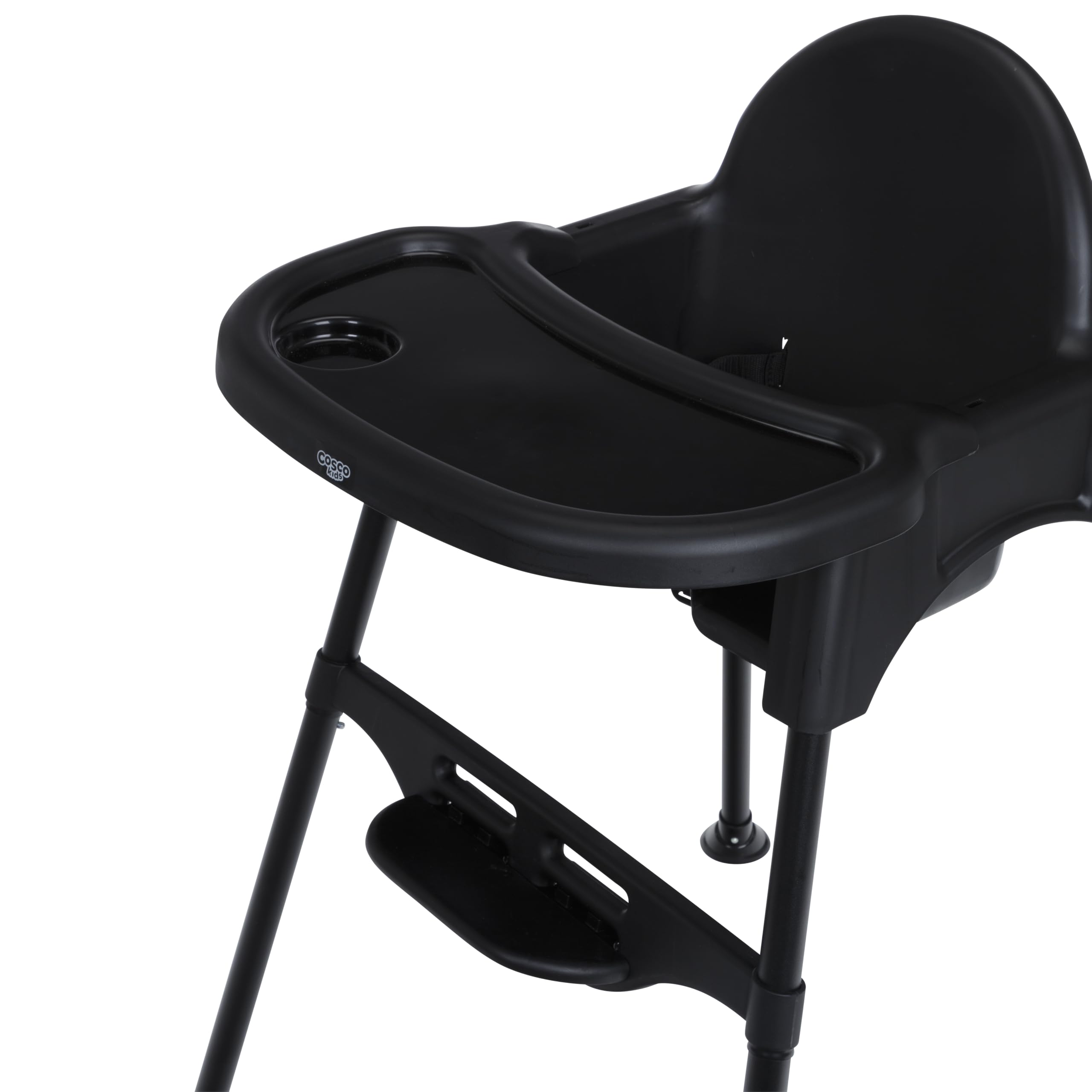 Lightweight Portable High Chair with Adjustable Tray and Footrest