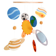 Solar System Mobile for Crib, Space Mobile Planet Mobile for Boys Girls