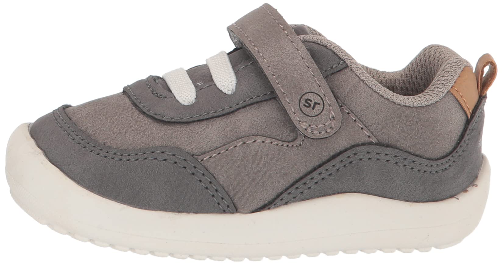 Stride Rite 360 Boys Nick Sneaker, Grey, 5 Toddler