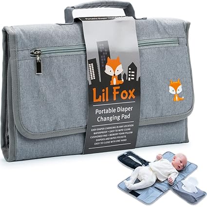 Portable Changing Pad - Waterproof Travel Baby Diaper Changing Pad, Mat Foldable