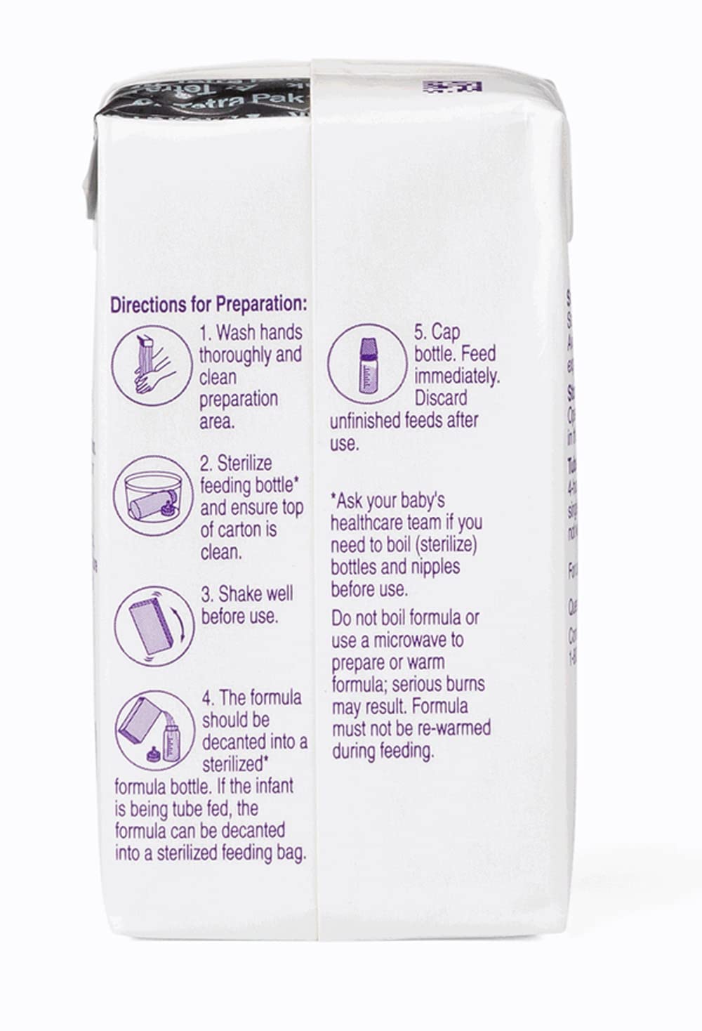 Nutricia Fortini Infant Formula - Milk-Based Baby Formula for Energy & Growth Support - Ready-to-Feed & Nutrient-Dense Baby Formula with Iron for Energy - 4 fl oz carton (30 Pack)