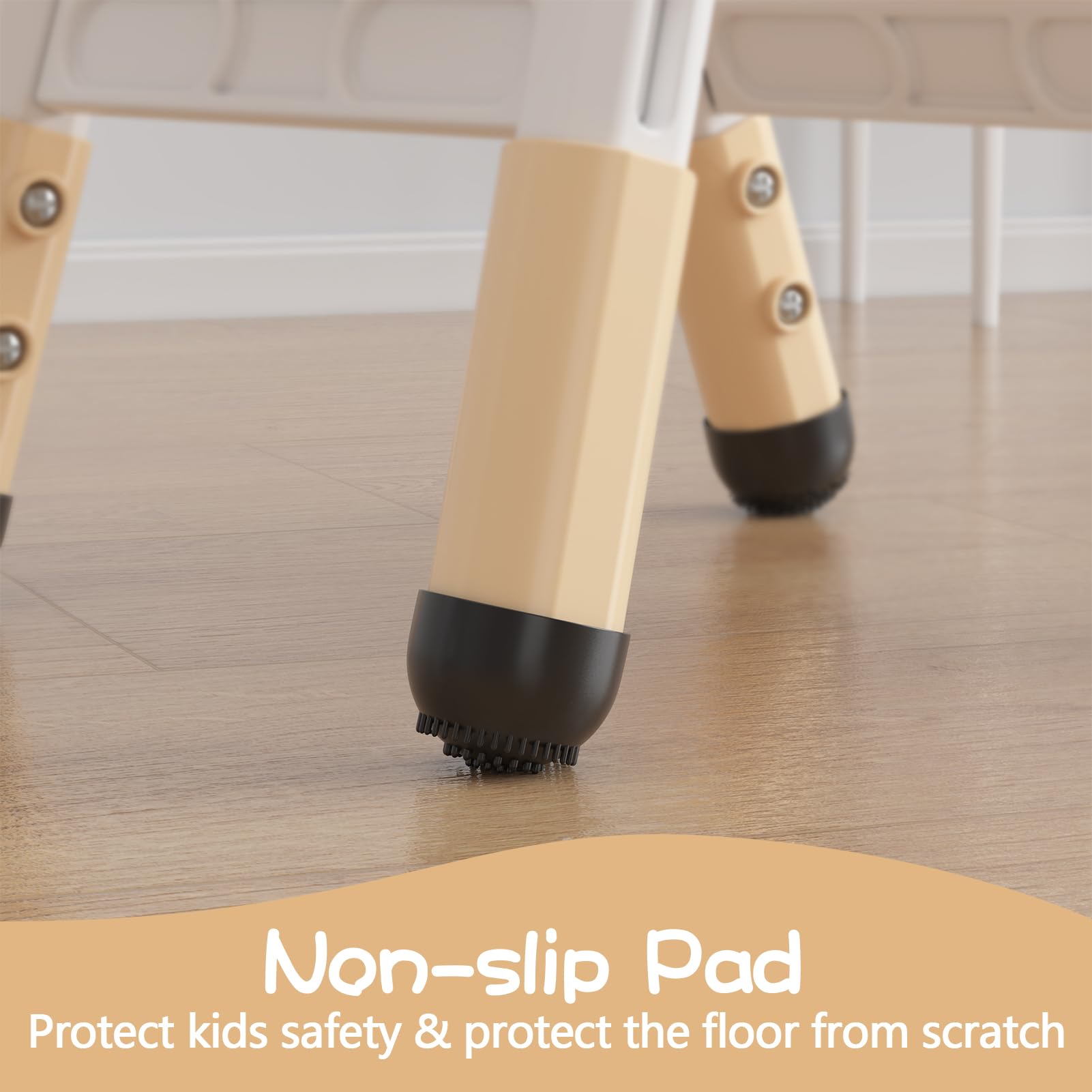 Height Adjustable Kids Chair Set of 2 for Toddlers