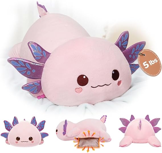 Weighted Stuffed Animals with Microwavable Heating Pad - 5lb or 2.13lb Adjustable
