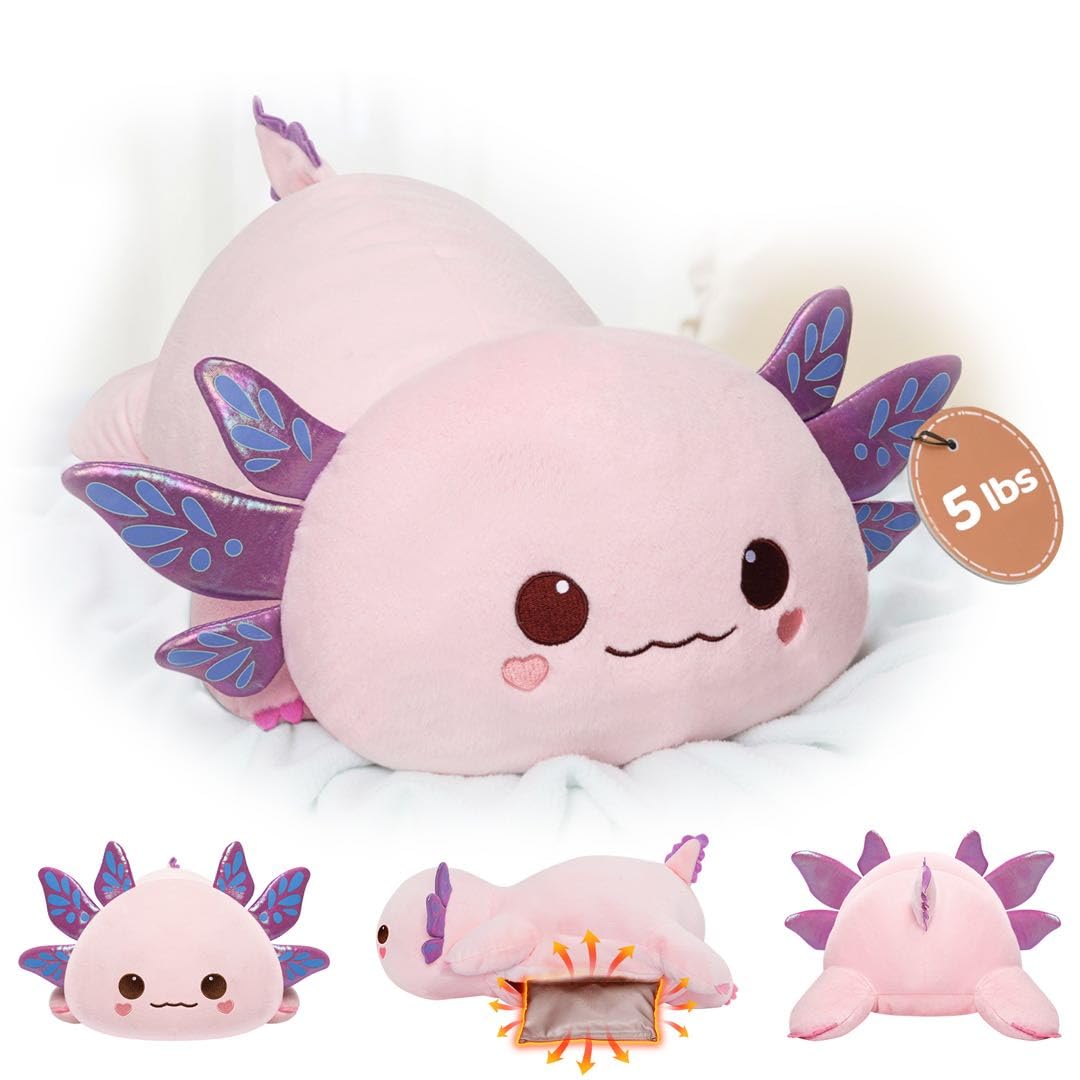 Weighted Stuffed Animals with Microwavable Heating Pad - 5lb or 2.13lb Adjustable