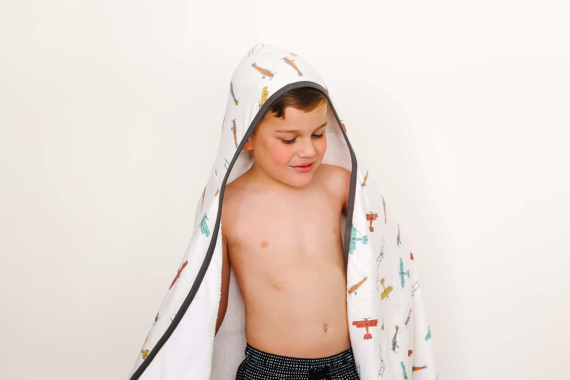 Hooded Bath Towels Premium Knit/Terry Cloth Toddler Towels