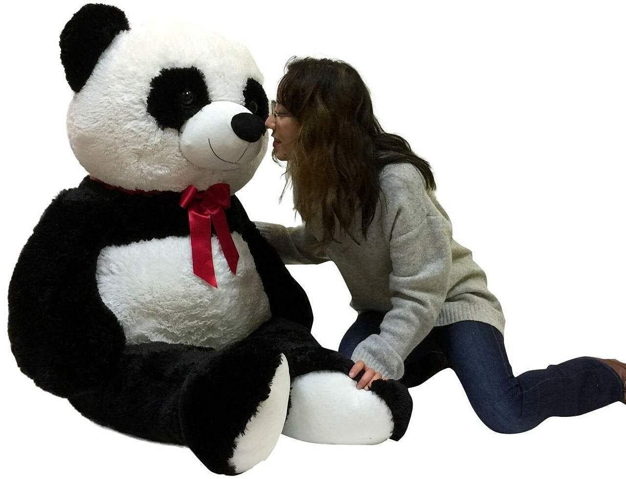 Giant Panda Bear Stuffed Animal - Huge 5-Foot Extra-Soft Jumbo Plush Panda