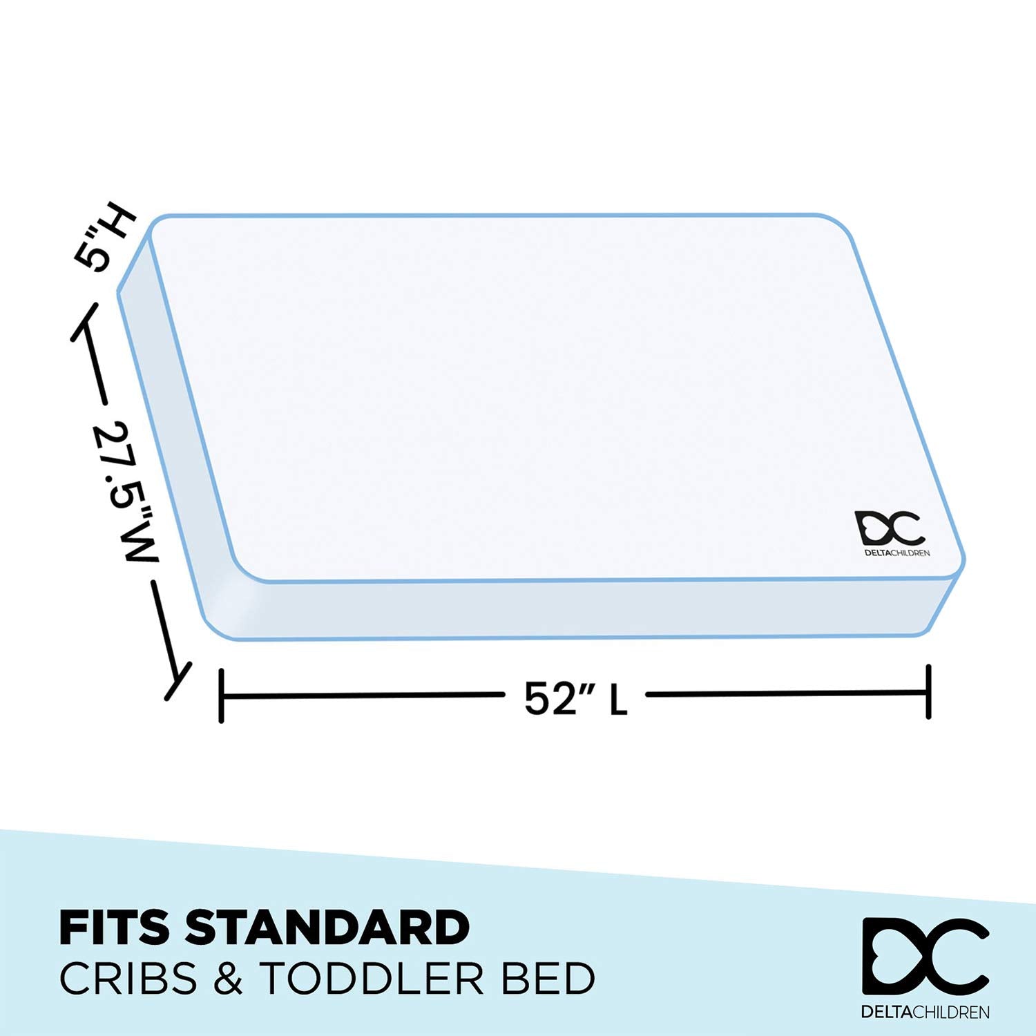 2-in-1 Breathable Crib and Toddler Mattress