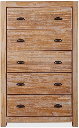 Montauk 5-Drawer Chest, Solid Wood