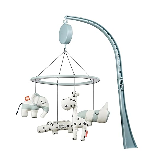 Musical Mirror Mobile Sleepy Powder - Mobile with Lullaby - Deer Friends Croco