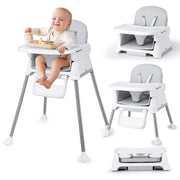 3 in 1 Baby High Chair, Bellababy Adjustable Convertible Chairs for Babies