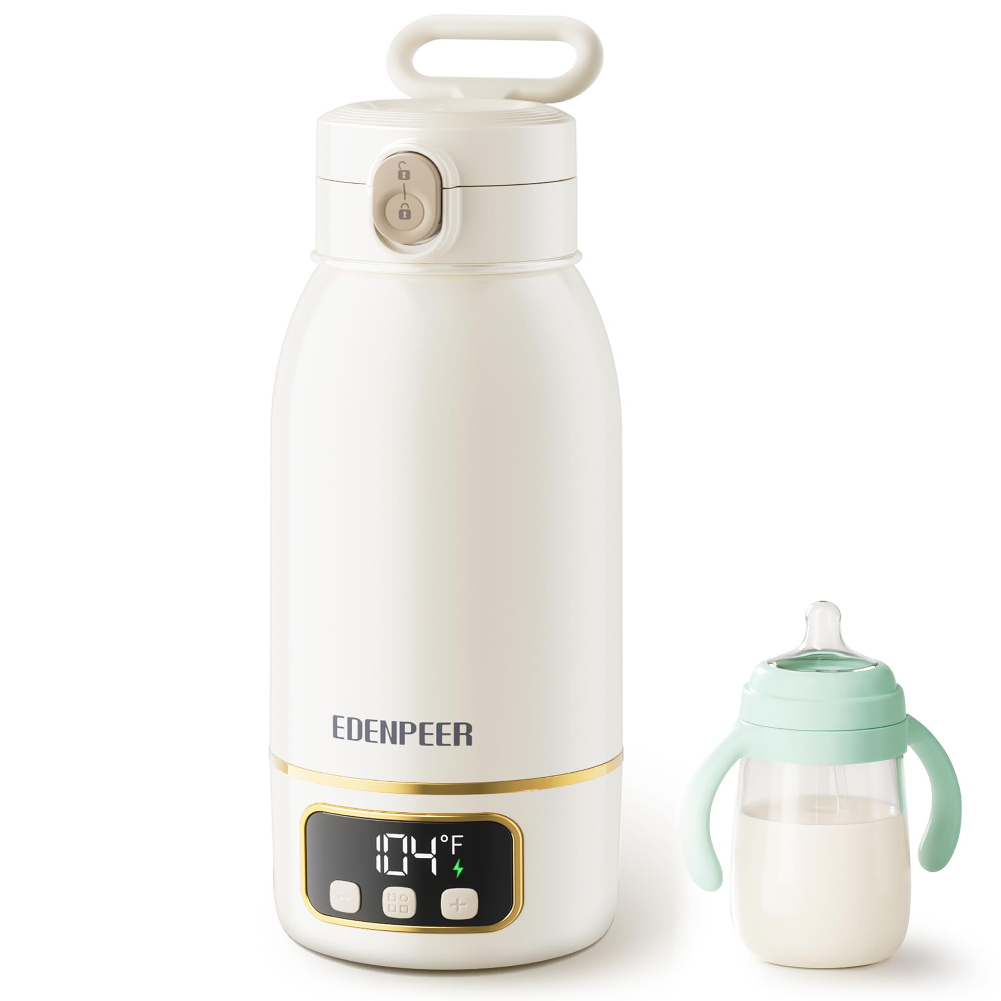 Portable Bottle Warmer for Travel, Formula Warmer On The Go,