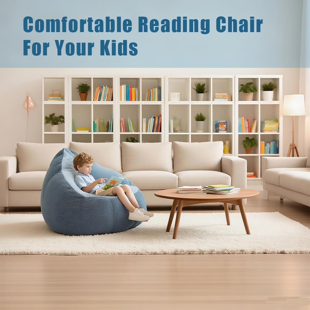 Memory Foam Kids Bean Bag Chair