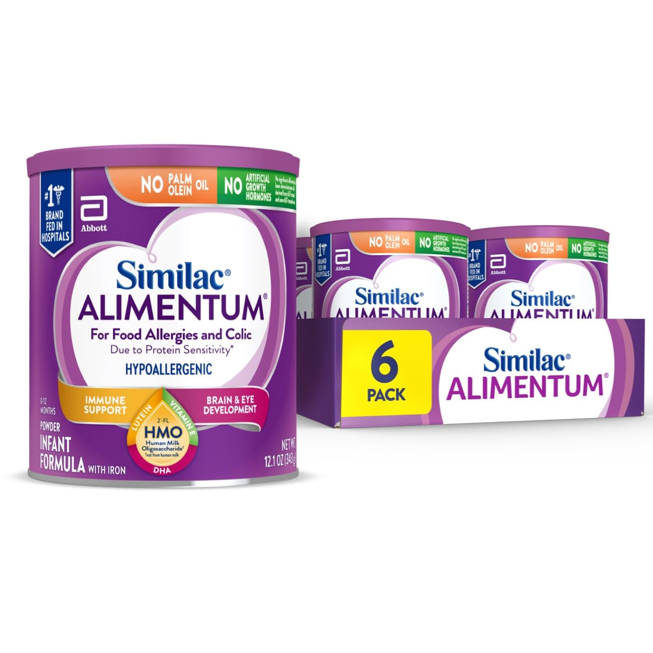 Alimentum With 2'-FL HMO Hypoallergenic Infant Formula