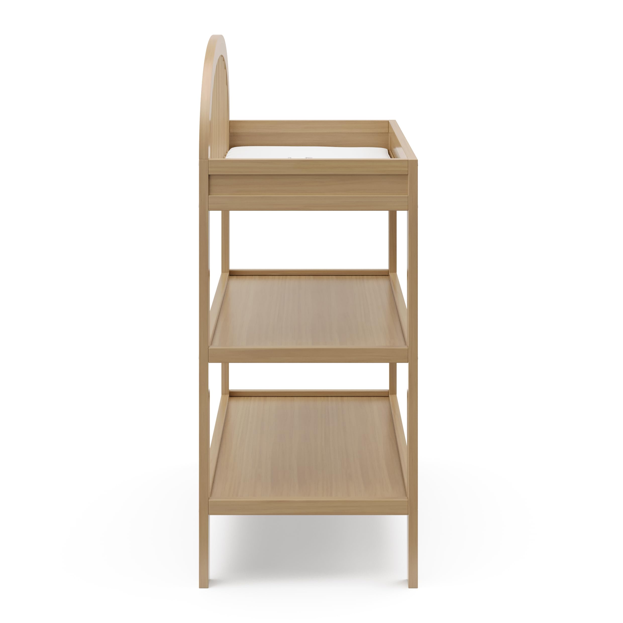 Changing Table with Water-Resistant Changing Pad (Driftwood)